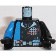 Lego tělo, černá (973pb0220c01)